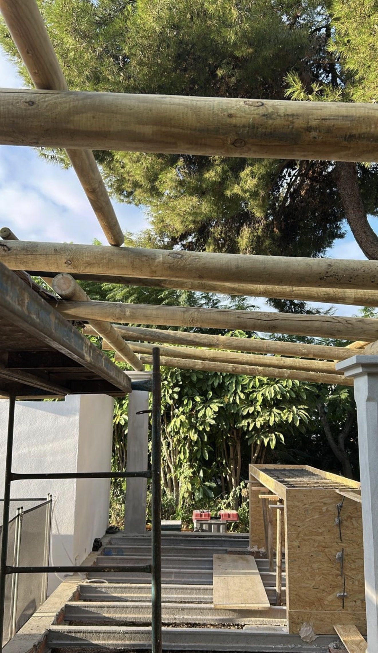 Pérgola exterior